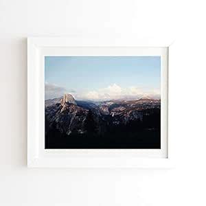 Deny Designs Leah Flores Yosemite Wall Art, 14" x 16.5", White Frame ...
