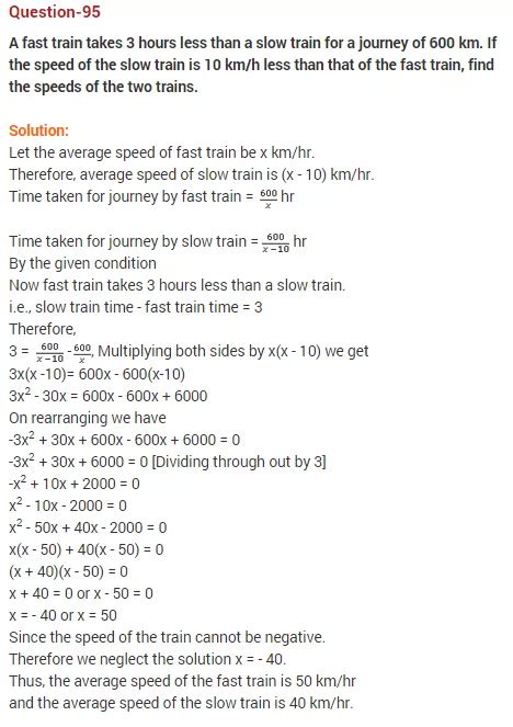 Image result for Extra Questions for Class 10 Maths Chapter 4