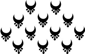 Comet Busters Traditional Half Moon Black Bindi (6mm) (BIN1755 ...