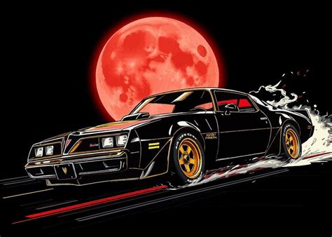 1977 Pontiac Firebird Trans Am by MIROKKU on canvas, poster, wallpaper ...