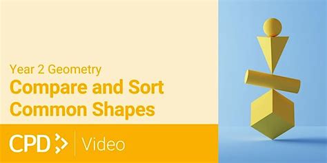 How to Teach Y2 Geometry: Compare and Sort Shapes CPD Video