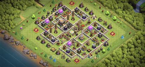 Best Base TH11 with Link, Hybrid Anti Everything - Town Hall Level 11 ...