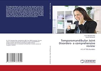 Temporomandibular Joint Disorders- a comprehensive review : Sweta ...