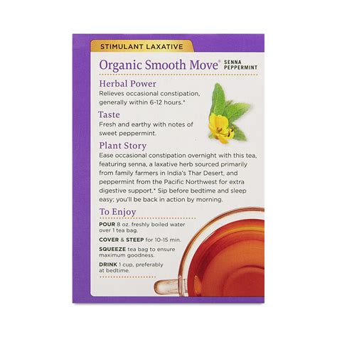 Organic Smooth Move Tea by Traditional Medicinals | Thrive Market