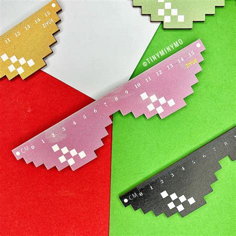 Buy Sunglass Shaped Wooden Ruler Online in India