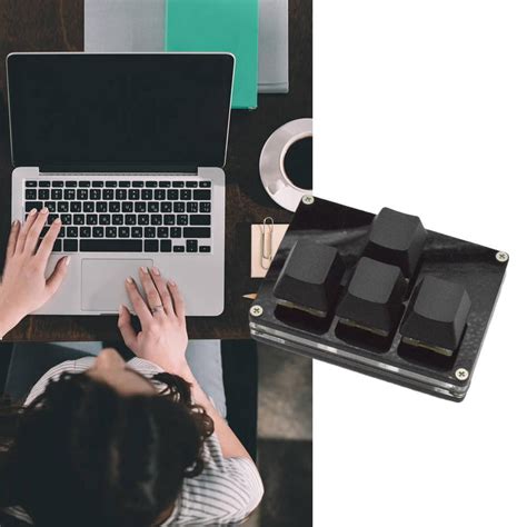 Buy Mini Mechanical Keyboard 4 Keys Macro Keyboard DIY Customs RGB ...