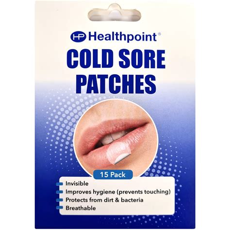 Pack of 15 Healthpoint Cold Sore Patches - Blue | Wilko