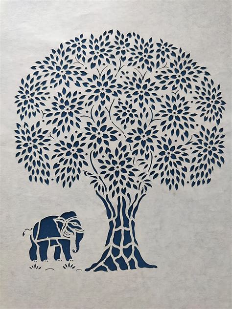 Buy Sanjhi Paintings Online | Sacred Paper Art from Vrindavan