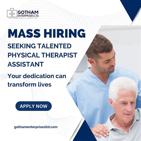 Gotham Enterprises Ltd on LinkedIn: #ptassistant #healthcarejobs #careergrowth #masshiring # ...