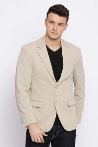 BASICS Solid Single Breasted Casual Men Blazer - Buy BASICS Solid ...