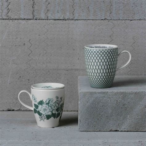 Renata emerald green mug set (Set of 2) – Inka
