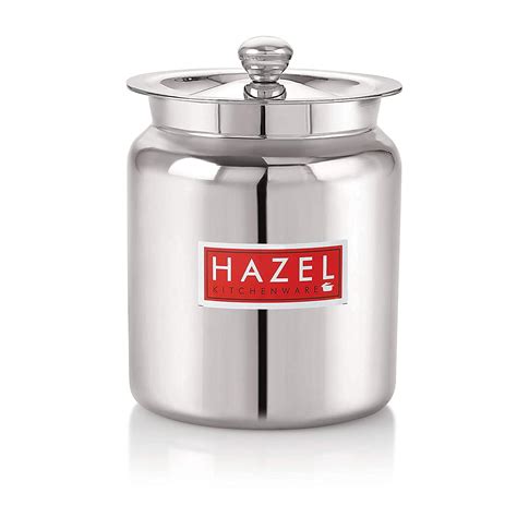 Buy HAZEL Stainless Steel Oil and Ghee Container for Kitchen ...