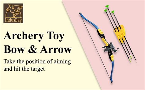 IndusBay Archery Toy Big Size Sports Series Archer Bow and Arrow Toy ...