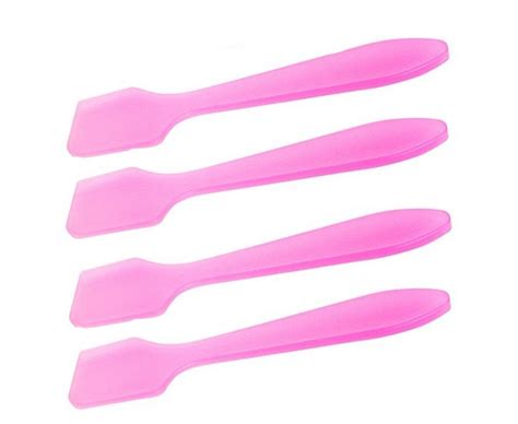 100pcs Mini Disposable Curved Cosmetic Spatula Scoop 2022秋冬新作