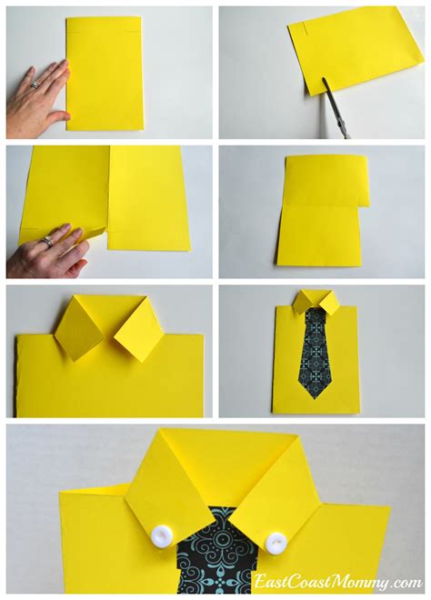 East Coast Mommy: Shirt and Tie Father's Day Card