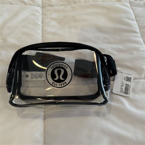 NEW-Lululemon belt bag-clear WITH TAG - Depop