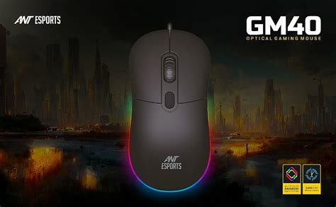 Amazon.in: Buy Ant Esports GM40 Wired Optical Gaming Mouse with RGB LED ...