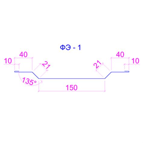 BIM objects - Free download! Shaped profile for sandwich panels SP-1 ...