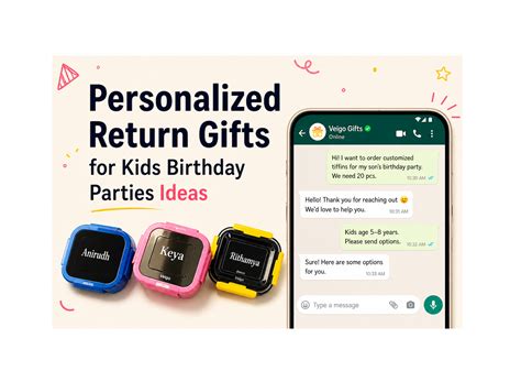 Personalized Return Gifts for Kids Birthday Parties Ideas Parents Love ...