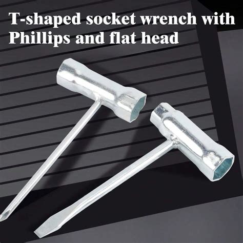 T-Shaped Socket Wrench, Multipurpose Tool For Spark Plugs, Chainsaws ...