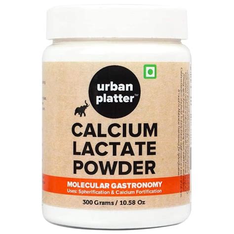 Buy Urban Platter Calcium Lactate Powder, 300g / 10.6oz [Source of ...