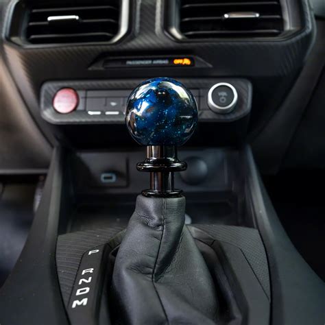 Billetworkz Mustang Sphere Anodized 6-Speed Shift Knob; Blue Cosmic BW-KNB-S197-VEL6-BC-SP (11 ...