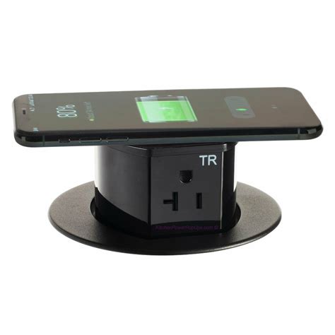 Pop Up Counter Outlet, 20A Plug, USB A/C Ports, Wireless Charging ...