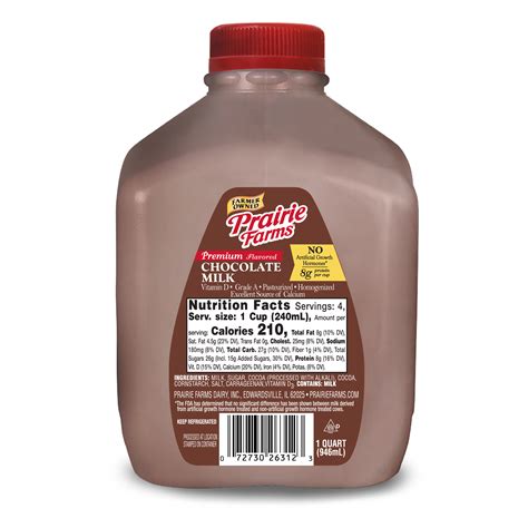 Whole Chocolate Milk - Prairie Farms Dairy, Inc.
