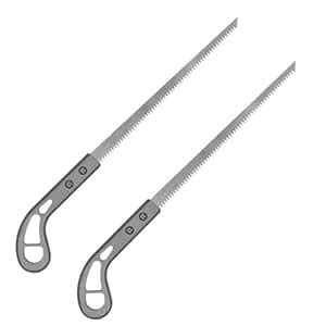 9UP® 2Pcs Portable Sharp Blade Hand Saw With Non-Slip Handle | Small ...
