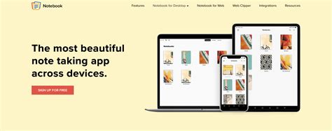 Notebook Writing App 的图像结果