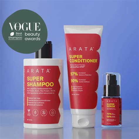 Super Anti-Damage Hair Care Trio for Smooth, Frizz-Free Hair – Arata