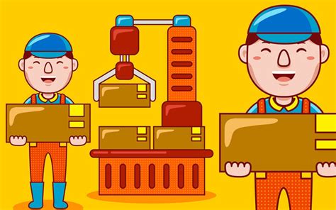 Factory Worker Cartoon 的图像结果