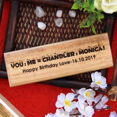 Chandler & Monica Wood Sign| Gifts For Friends Fans| Gifts For Friends ...
