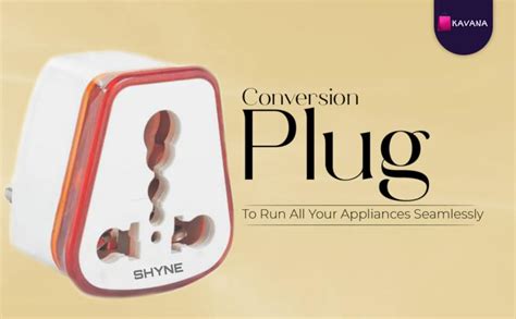 KAVANA Shyne 6 amp to 16 amp Converter/Conversion Plug Converts 6A ...