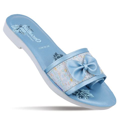 Buy Walkaroo Kid's Flip-Flop Sliders WK727 Blue Online at Best Price in ...
