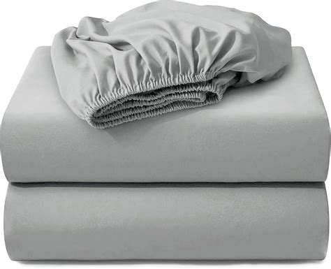 FOWWCN-2PC King Fitted Sheet Only,78x80inch,100% Microfiber Ultra Soft ...