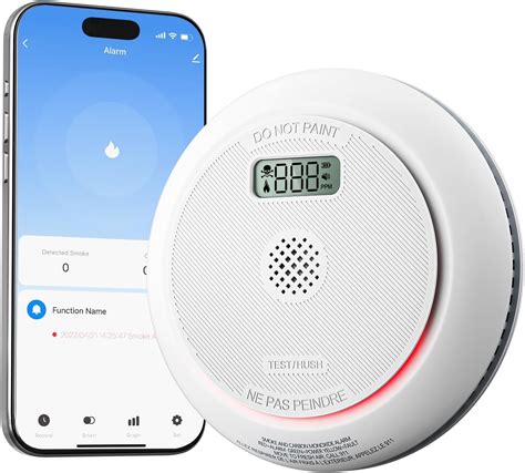 WiFi Smoke Detector Fire Alarm: Smart Smoke Alarm with App ...