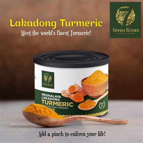 High Curcumin Meghalaya Lakadong Turmeric Powder -150 gm -Premium ...
