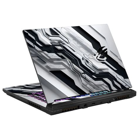Shop Black and White Marble Swirl Pattern Laptop Skin for Asus | Buy ...