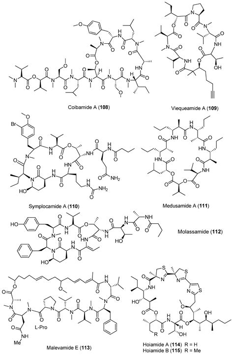 New Peptides Isolated from Marine Cyanobacteria, an Overview over the ...