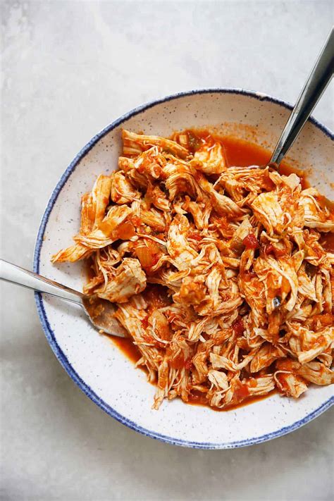 Two-Ingredient Salsa Chicken (Instant Pot or Slow Cooker) - Lexi's ...