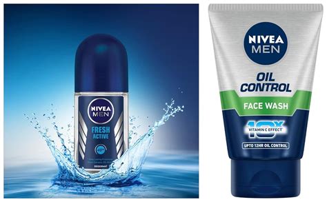 Buy Nivea Deodorant Roll-On, Fresh Active Original for Men, 50ml And ...