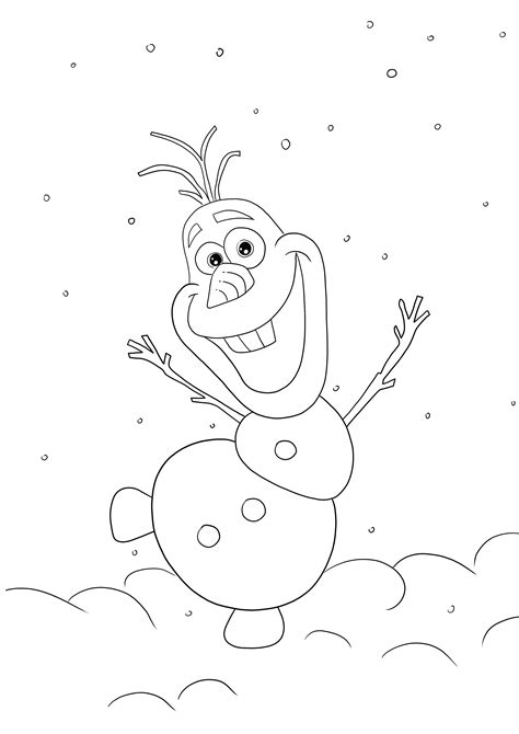 Olaf Frozen Coloring Pages Free Printable [2025]