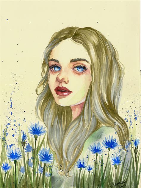 Cornflower Blue Eyes by Raineyli on DeviantArt
