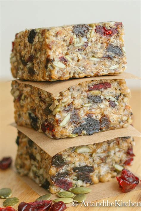 Fuel to Go Homemade Protein Bars - Art and the Kitchen