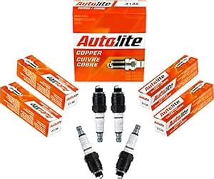 Autolite 3136-4PK Copper Non-Resistor Spark Plug, Pack of 4 : Amazon.in ...