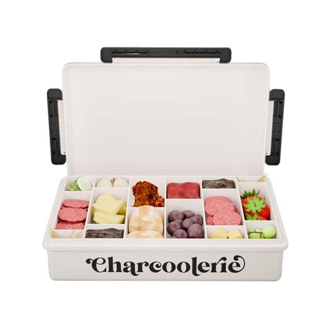 Charcoolerie Chilled Portable Travel Charcuterie Snackle Box Container ...