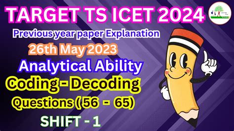 coding and decoding classes for icet exam 的图像结果