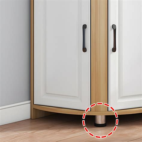 Modern Black Wood Corner Cabinet with 2 Cabinets and 6 Shelves - Black ...