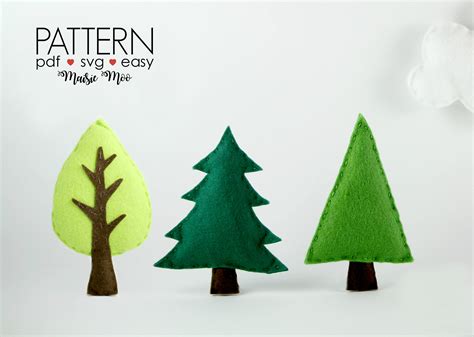 Image result for Felt Tree Pattern